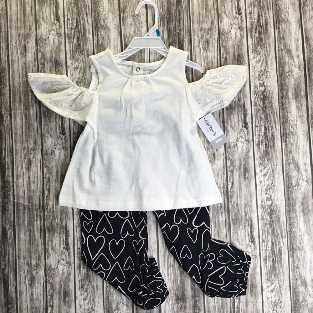 Carter’s 2-Pc Matching Set Top and Pants Size 24m NEW - Picture 2 of 14